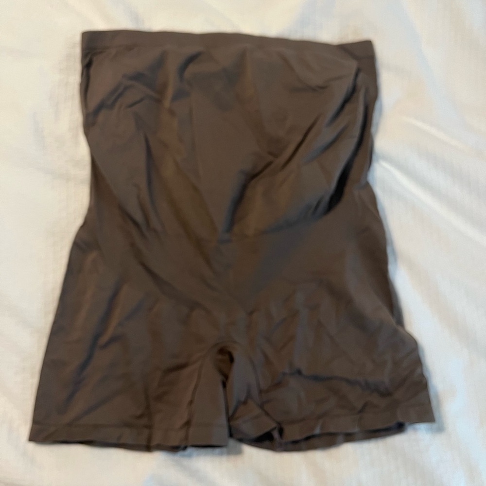 Brown Belly Bandit Maternity Support Shorts